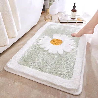 Thảm phòng tắm, thảm cửa, tấm lót chân, thảm lối vào hộ gia đình, thảm cửa phòng tắm thấm nước, nhà vệ sinh, thảm vệ sinh - Thảm sàn