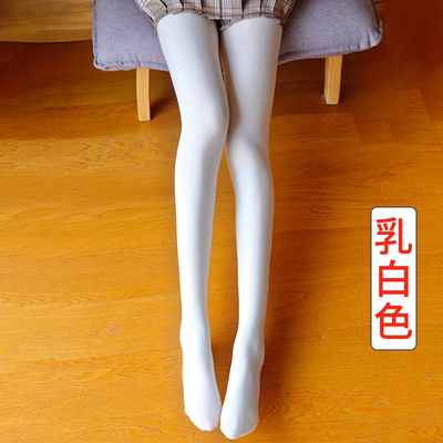 Vớ trắng nữ mỏng phần Nhật Bản Lolita lolita sinh viên múa ba lê người lớn nhảy đáy quần tất vào mùa xuân và mùa thu - Vớ