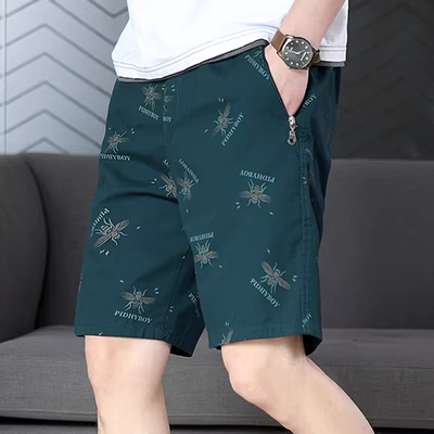 Quần short nam Jordan, quần đi biển cotton, quần ba và bốn phần tư, quần cotton và vải lanh, cộng với quần âu size - Quần mỏng