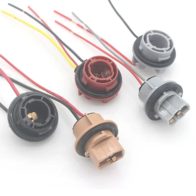 Đui đèn phanh xe điện đui đèn xi nhan phích cắm bóng đèn T10 đui đèn điều chỉnh thiết bị đèn xe máy phía sau đế đèn đuôi - Đèn xe máy