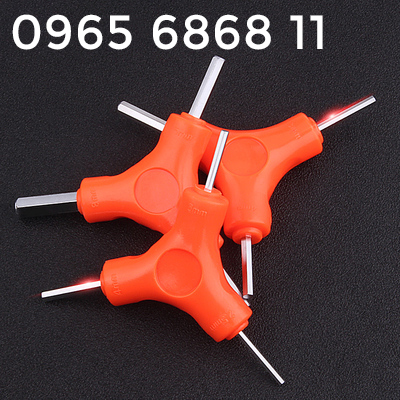 Cờ lê lục giác chữ y 3 trong 1 3 đầu kích thước khác nhau bộ lục giác cầm tay tiện lợi đa dụng