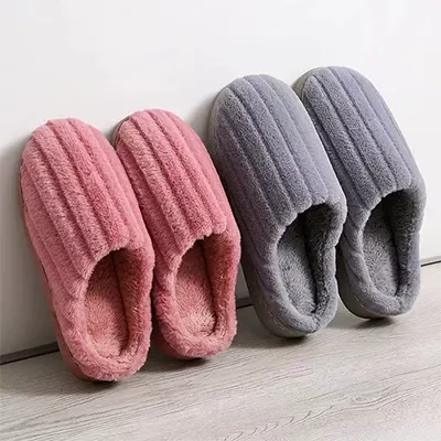 Dép bông đi trong nhà đơn giản của nam giới và nữ giới Nhật Bản, dép đi trong nhà của các cặp vợ chồng, giày đi trong nhà, giày chống trượt - Trang chủ