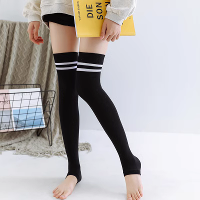 Quần tất không có chân vớ nửa chân không có chân mùa thu / mùa đông xà cạp vớ nữ sinh vớ dài qua đầu gối vớ cao - Vớ mắt cá chân
