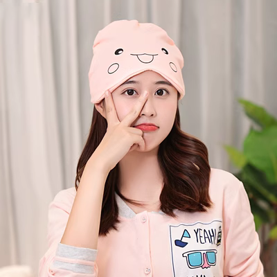 Mũ bầu mùa xuân và mùa thu mùa hè cho phụ nữ mang thai và mũ phụ nữ cho bà bầu khăn xếp cotton sau sinh cung cấp thời trang thấm mồ hôi và chống gió - Mũ thai sản / Vớ / Giày