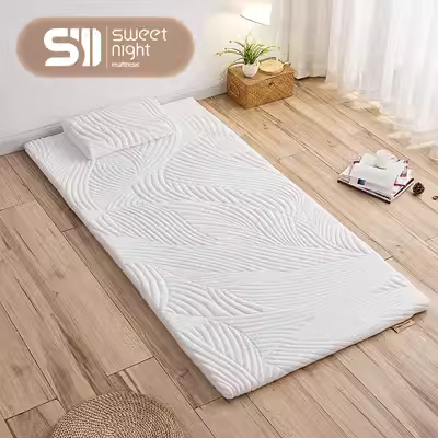 Nệm mút hoạt tính mới Đệm mềm đệm mỏng Đệm đơn sinh viên ký túc xá bọt biển chiếu tatami có thể gấp lại - Nệm