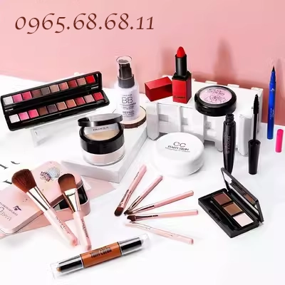 Bộ trang điểm Poquanya Kem che khuyết điểm khổng lồ Nốt ruồi 3g Hình xăm hoàn mỹ Môi vết thâm mụn Người mới làm quen Vòng tròn đen Phần cô lập - Bộ trang điểm