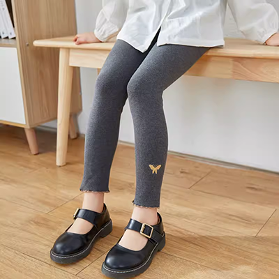 Mùa xuân và mùa thu mô hình 3 tất trẻ em ren 5 tất khiêu vũ bé gái vớ đáy quần áo trẻ em lô 6 bé gái 9 tuổi - Vớ