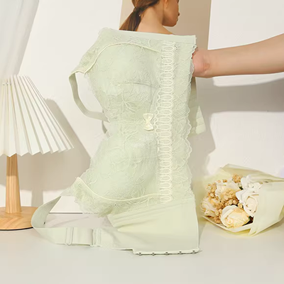 Nội y siêu tiên ren, lưng đẹp, sexy mùa hè, ngực nhỏ, áo lót điều chỉnh to, đẩy, tập áo ngực - Bộ đồ lót