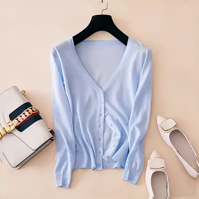 TOUCH nữ 2018 thu đông mới nửa mở cổ áo khóa kéo túi khâu áo len dài tay nữ mid-length - Trung bình và dài Coat