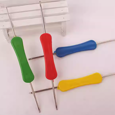 Với lưỡi công cụ móc nhỏ móc áo len kim len lưỡi móc kim sợi len móc kim len kim móc giày kim - Công cụ & vật liệu may DIY