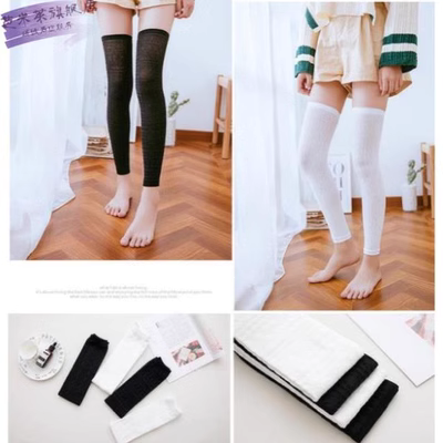 Tất dài ống mùa hè nữ thủy triều lưới màu đỏ mùa hè mỏng nữ dài hoang dã thoáng khí nữ xà cạp tất lót đầu gối - Vớ mắt cá chân