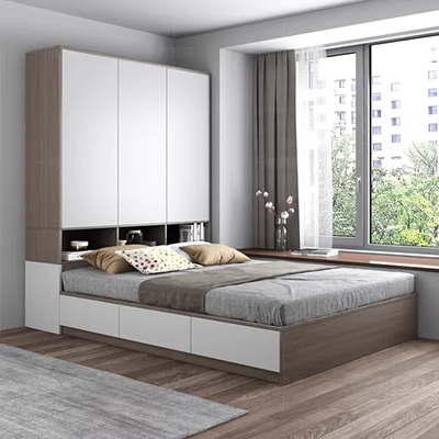 Căn hộ nhỏ ghế sofa công nghệ vải có thể gập lại giường sofa phòng ngủ mục đích kép phòng khách đơn giản hiện đại ghế sofa vải lười - Ghế sô pha