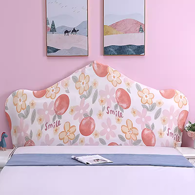 Bảo vệ m bìa mềm Nắp đầu giường dày 1,5m Vỏ bọc bằng gỗ rắn nói chung 1,5 Phong cách Châu Âu Nắp đầu đầy đủ chống bụi - Bảo vệ bụi