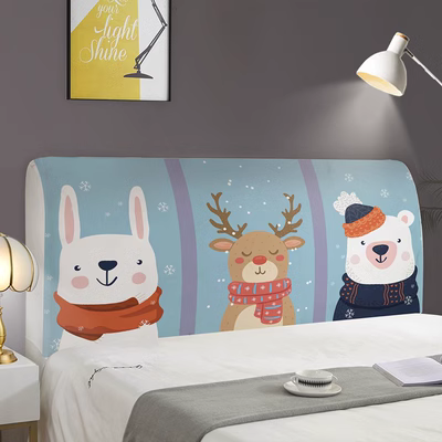 Tấm trải đầu giường bao gồm đầy đủ tấm phủ đầu giường phổ thông bao gồm tấm bảo vệ đàn hồi 1,5m1,8m tựa lưng đầu giường gói mềm bao bọc đầu giường - Bảo vệ bụi