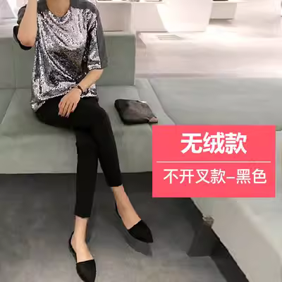 Quần dành cho bà bầu, đồ mặc mùa hè, quần legging, quần âu mỏng mùa xuân và mùa thu cho bàn chân nhỏ, thời trang, đồ bộ triều chín - Phụ nữ mang thai quần / quần bụng