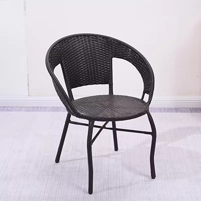 Bàn ghế cafe mini trong nhà kết hợp ghế mây thư giãn Bàn ghế ban công ba mảnh phòng ngủ nhỏ tiết kiệm diện tích cho 2 người - Bàn ghế ngoài trời / sân