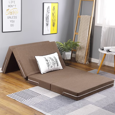Nệm gấp xốp đánh sàn ngủ trưa chiếu văn phòng đơn nghỉ trưa nệm ngủ lười tatami kiểu nhật bản - Nệm