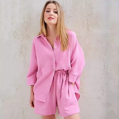 Thời trang quần áo trẻ em cá nhỏ mùa thu 2019 phiên bản Hàn Quốc mới của xu hướng áo sơ mi sọc bé gái lớn bé gái - Áo sơ mi
