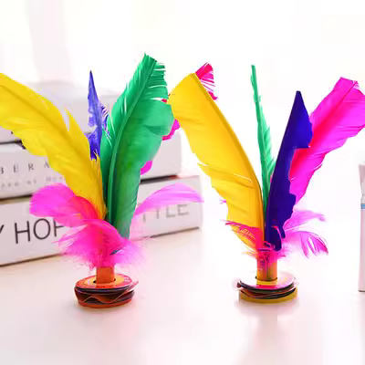 Thể dục thể thao trọng điểm thể dục Mao Jian lông vũ đá cầu đá cầu trò chơi đá cầu đặc biệt đá cầu trẻ em đồ chơi trẻ em gân bò - Các môn thể thao cầu lông / Diabolo / dân gian