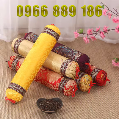 Gối tròn Gối Vỏ hình trụ Kẹo Gối Cổ tử cung Áo khoác lót Gối Vỏ lõi Không có lõi - Gối