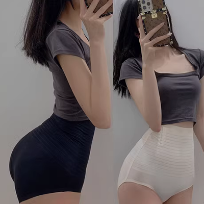 Quần gen bụng, quần định hình nữ, quần định hình giảm béo, quần gen nịt bụng lưng cao rút eo sau sinh, phức hợp đáy quần cotton - Quần cơ thể