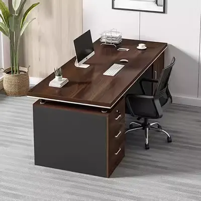 FHMY ông chủ bàn ghế kết hợp chủ tịch bàn giám đốc điều hành đơn giản hiện đại văn phòng cao cấp không khí nội thất văn phòng - Nội thất văn phòng