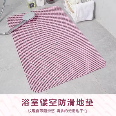 Thảm chống trơn trượt pvc thảm chống thấm nước thảm nhựa thảm sàn nhà bếp keo phòng tắm diện tích lớn thảm trải sàn chống trượt - Thảm sàn