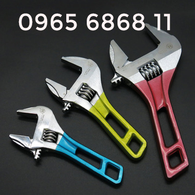 Bộ cờ lê mỏ lết cầm tay đa năng chất liệu thép chrome vanadium mỏ lết có thước chia độ