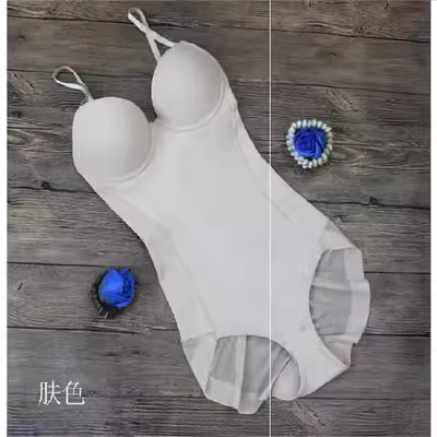Bốn mùa có thể mặc quần áo chỉnh hình một mảnh với áo ngực, bụng, thắt lưng, đồ lót giảm béo cơ thể, tạo dáng sau sinh, bó sát - Một mảnh