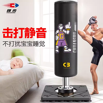 Bao cát đấm bốc cốc hút cát thẳng đứng bao cát rắn sanda đấm bốc đào tạo người lớn thiết bị thể dục gia dụng - Taekwondo / Võ thuật / Chiến đấu