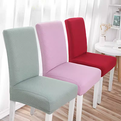 Ghế bọc đệm tựa lưng một dày phong cách Bắc Âu bàn ăn bằng gỗ đơn giản bọc ghế bao gồm tất cả các vật dụng gia đình dính liền - Khăn trải bàn
