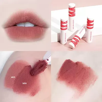 Judydoll màu cam matte lip glaze son bóng nữ nhung matte son môi giá rẻ thu đông sinh viên thương hiệu thích hợp - Son bóng / Liquid Rouge