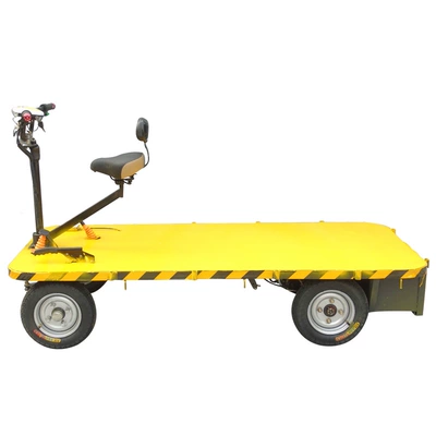 Leo núi thức ăn kéo hàng bằng phẳng xe điện công suất cao pallet xe tải cưỡi lừa bốn bánh xe vận chuyển trang web nặng - Xe đạp điện
