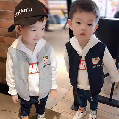 0-1-2-3 tuổi Đồ lót trẻ em cotton quần áo mùa thu quần mùa thu và mùa đông trẻ em nam và nữ đồ lót nhiệt cho bé - Quần áo lót