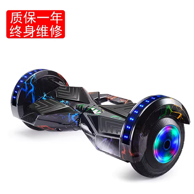 6-7-8 tuổi đứng trên cột. Xe cân bằng điện có tay vịn cho trẻ em 9 tuổi cầm tay không có bàn đạp hỗ trợ - Xe đạp điện