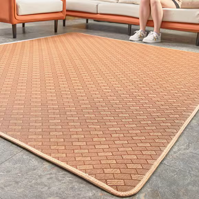Thảm mùa hè 1,8m giường tre mat ký túc xá sinh viên tre mát mẻ mùa hè gấp đôi hai mặt đơn đôi bé 1,5 mét 1,2 - Thảm mùa hè