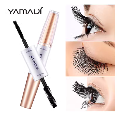 Yamadei Mascara không thấm nước, mồ hôi, lâu trôi, Làm dài mi hai đầu, Nối sợi dày, Không lem, rung - Kem Mascara / Revitalash