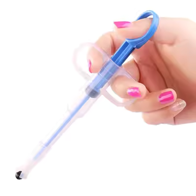 Thuốc thú cưng, mèo nhỏ giọt, chó con, chó con, cho ăn nước, cho ăn, kim tiêm chống nghẹn, 2 gói - Cat / Dog Medical Supplies