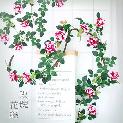 . Hoa nhân tạo hoa nhân tạo trang trí mây dài dải nhà phòng khách trần ống cây xanh nhà máy nhân tạo cây nho điều hòa không khí đám cưới - Hoa nhân tạo / Cây / Trái cây