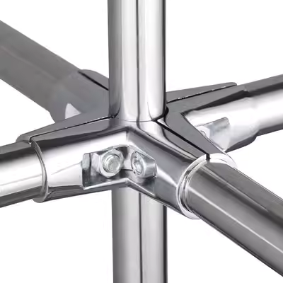 Ban công Tee Quần áo Thanh thép không gỉ Quần áo Giá đỡ Phụ kiện Vòng ống Nối Fastener Fixing Fixing - Chốt