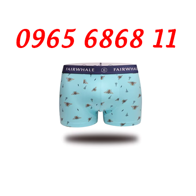 Mark Huafei đồ lót của nam giới ong in hoa nhỏ cá tính thanh niên quần đùi boxer boxer quần đùi hộp quà - Giống cái