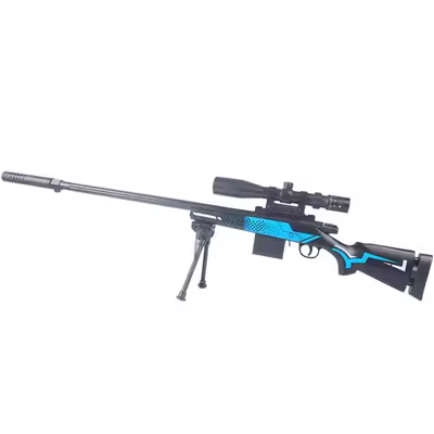 M24 bắn tỉa ám chỉ da súng mô phỏng súng đồ chơi súng awm bắn tỉa lấy bằng tay súng bắn gà chính hãng kích thước lớn. - Súng đồ chơi trẻ em