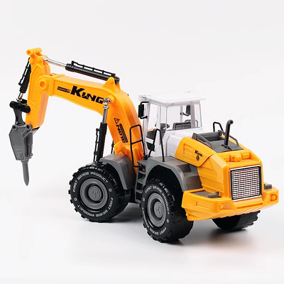 Mô phỏng quán tính lớn đồ chơi trẻ em máy xúc máy ủi đất nhàm chán xe nâng chống va chạm xe nâng kỹ thuật mô hình cậu bé - Đồ chơi điều khiển từ xa