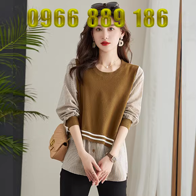 Mùa thu và mùa đông áo len nam mới áo len nam thương hiệu thủy triều phiên bản Hàn Quốc của áo pull-on sơ mi cổ tròn áo len xu hướng - Kéo qua