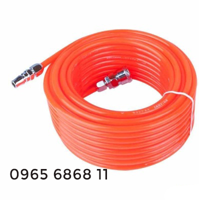 Ống hơi khí nén chất liệu PU siêu bền dây hơi khí nén màu cam đầy đủ các kích thước