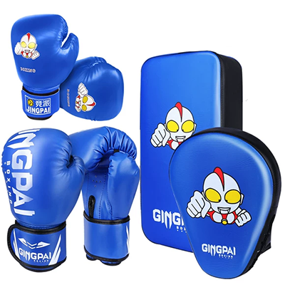 Bộ bao cát trẻ em Sanda Bao cát tập thể dục dọc hộ gia đình nâng thiết bị đào tạo trong nhà găng tay đấm bốc trẻ em trong nhà - Taekwondo / Võ thuật / Chiến đấu