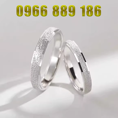 Nhẫn cặp đôi bạc Ningyu 925, nhẫn tình yêu bên nhau, cặp đôi nam nữ mở rộng tình yêu đan xen Bán chạy - Nhẫn