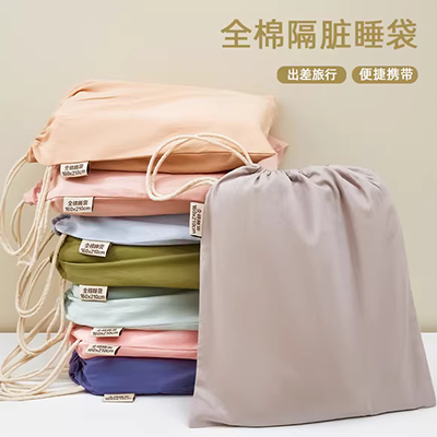 Túi ngủ cát điêu khắc cô gái dễ thương người lớn du lịch người lớn đi công tác lưu trú trong khách sạn Tấm siêu nhẹ di động - Túi ngủ