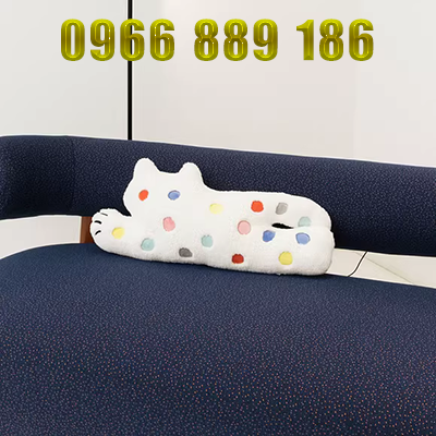 Chàng trai độc thân sinh viên gối cô gái ký túc xá thoải mái sinh viên dễ thương Gối dài 40c60 cm phim hoạt hình thấp - Gối
