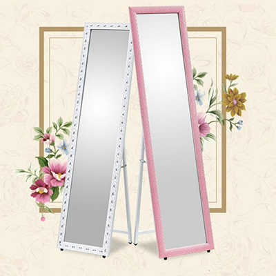 Gương kính lớn trên toàn thân được gắn vào tường, phòng ngủ sàn hình chữ nhật được treo trên tường, và trang phục khiêu vũ của học sinh tại nhà - Gương